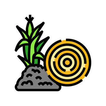 feedstock biomass color icon vector. feedstock biomass sign. isolated symbol illustration