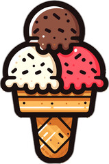 ice cream - 아이스크림. Generative AI
