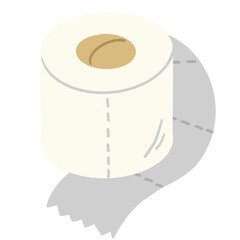Tissue roll cartoon