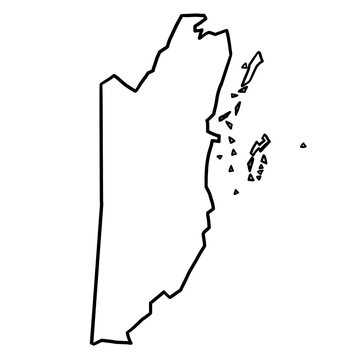 recommend clip art: Belize map outlines