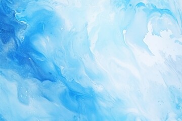 Abstract watercolor paint background by sandy brown and deep sky blue with liquid fluid texture for background