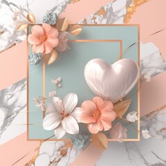 Romantic background. Beautiful flowers Valentine's Day. Romantic background with flowers for birthday, wedding. Spring background with flowers