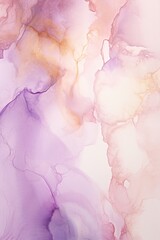 Obraz na płótnie Canvas Abstract watercolor paint background by olive drab and lavender blush with liquid fluid texture for background
