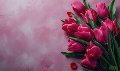 Romantic background. Beautiful flowers for Valentine's Day. Romantic background with flowers for birthday, wedding. Spring background with flowers