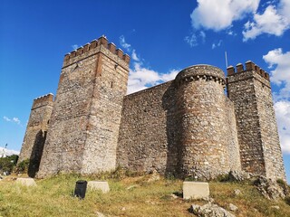 Medieval castle of Cortegana in the Sierra de Aracena, Huelva