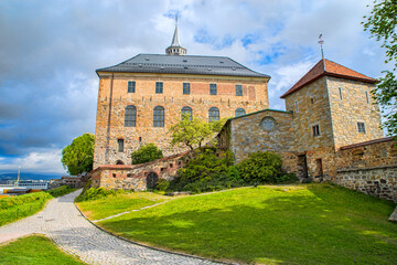 Fototapeta na wymiar Akershus Fortress in Oslo