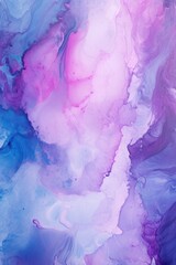 Obraz na płótnie Canvas Abstract watercolor paint background by dark cyan and medium orchid with liquid fluid texture for background, banner 