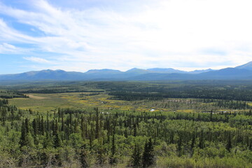 Paysage du Yukon au Canada
