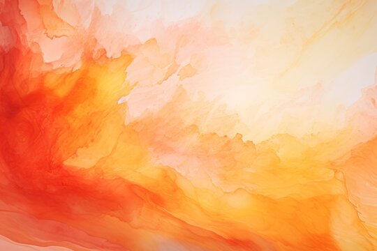Abstract watercolor paint background by crimson red and orange with liquid fluid texture for background, banner