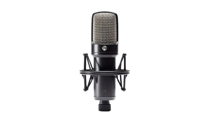 Professional studio microphone isolated on the white background