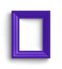 Purple Portrait Picture Frame