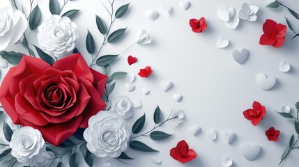 Beautiful flowers Valentine's Day. Romantic background with flowers for birthday, wedding. Spring background with flowers