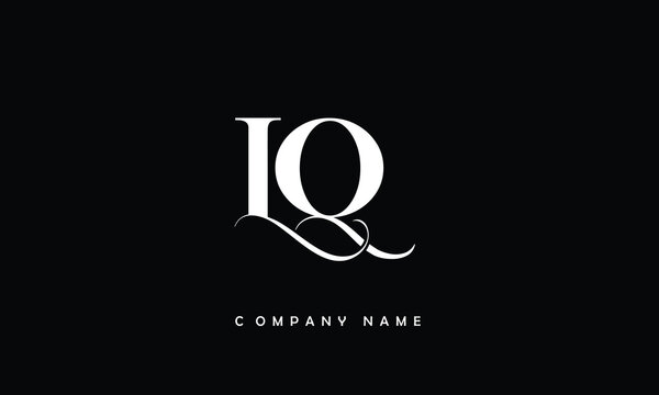 LQ, QL, L, Q Abstract Letters Logo Monogram
