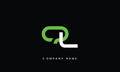 LQ, QL, L, Q Abstract Letters Logo Monogram