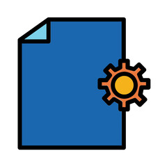 Growth Management Office Filled Outline Icon