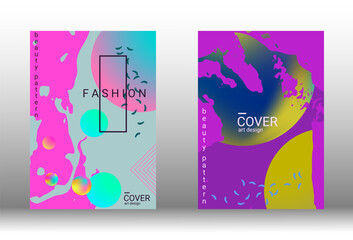 Modern design template. Creative vector backgrounds from fashionable shapes for creating a designer abstract cover, banner, poster, booklet. Vector illustration. EPS 10.