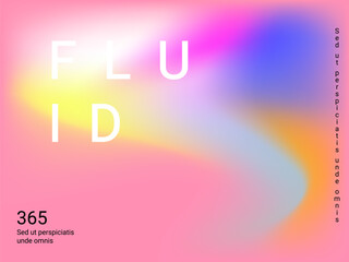 Holographic background. Bright, smooth mesh with a blurry futuristic pattern. Trendy advertising vector. Intense holographic spectrum gradient for printing products, covers.