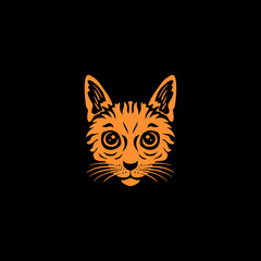 cat face 04 bengal png