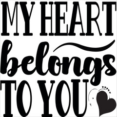 my heart belongs to you  
