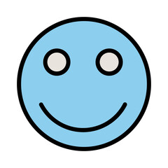 App Essential Smile Filled Outline Icon