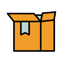 Box Idea Solution Filled Outline Icon