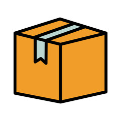Box Idea Solution Filled Outline Icon