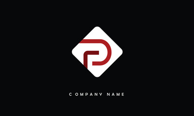 P, P Alphabet Letter Logo Monogram