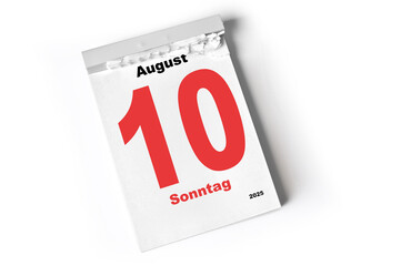 10 . August 2025