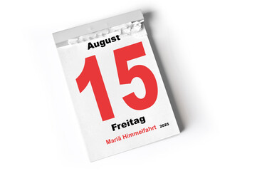 15 . August 2025 Mariä Himmelfahrt
