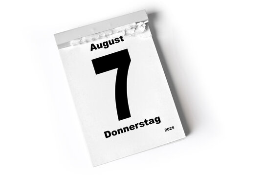 7 . August 2025