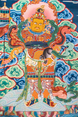 Lord of the North Vaisravana, Thangkas, Buddhist Art, Tibetan Buddhism