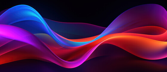 A captivating abstract composition featuring irregular shapes in shades of blue and purple.