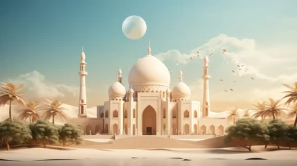  Mosque in the desert © Ali