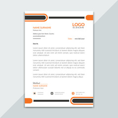 Creative Business Letterhead Design vector print ready