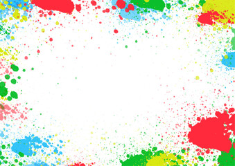 Abstract watercolor spray background with copy space for text or another images.