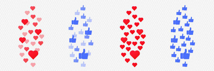 Live like heart social network online reaction