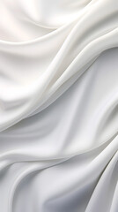 Fototapeta premium White glossy silk fabric baclground