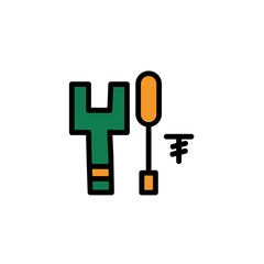 Tools Work Builder Filled Outline Icon
