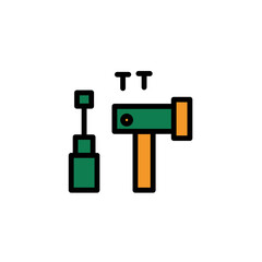 Tools Work Builder Filled Outline Icon