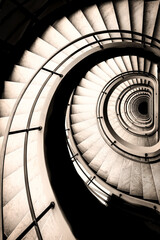 The spiral stairs in antwerp