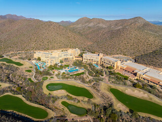 JW Marriott Tucson Starr Pass Resort and Spa next to Saguaro National Park in city of Tucson, Arizona AZ, USA.  © Wangkun Jia