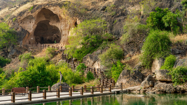 Ain Razat is the most important source of spring water in Dhofar.