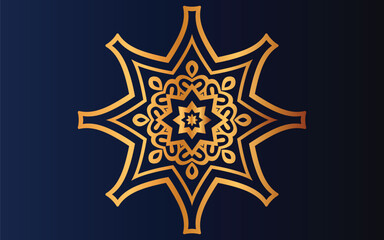Ornamental luxury mandala pattern