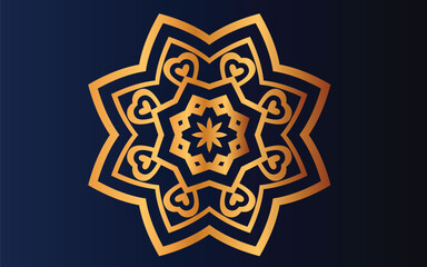 Ornamental luxury mandala pattern