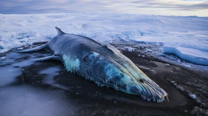 Stranded Whale Awaits Rescue