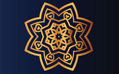 Ornamental luxury mandala pattern