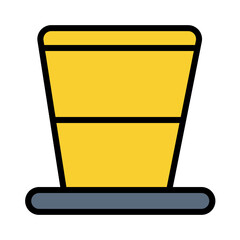 Hat Cap Wear Filled Outline Icon