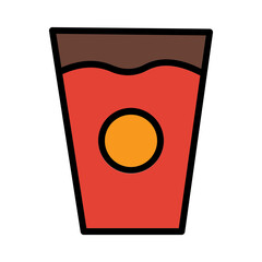 Arc Law Fluid Filled Outline Icon