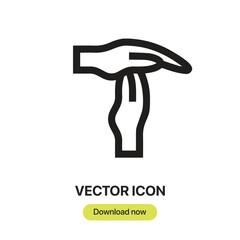 Time Out icon vector. Linear-style sign for mobile concept and web design. Time Out symbol illustration. Pixel vector graphics - Vector.
