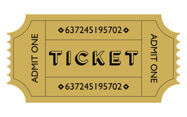 Ticket vector. Entrance ticket. Cinema, theater ticket